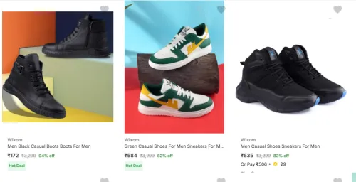 Image of Wixom Men’s Casual Shoes @ Starting ₹172