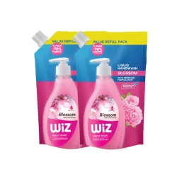 Wiz Blossom Hand Wash Refill Pouch - 1L (Pack of 2)