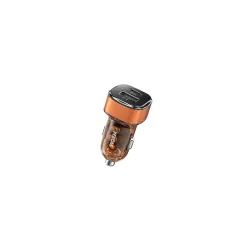 WK LIFE BORN TO LIVE-Car Charger Transparent A+C Fast Charging
