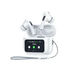 WK LIFE BORN TO LIVE-Bluetoot 5.4 Wireless in-Ear Earbuds Smart Display Multi Functional Intelligent Screen Earphone ANC