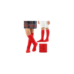WKLOUYHE Kids Knee High Cotton Socks