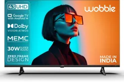 Wobble K Series 43 4K Smart Google TV 2025 | Dolby Vision & Atmos