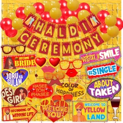 Wobbox Haldi Decoration Items for Marriage