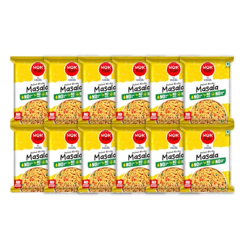 Image of Wok Tok Instant Noodles Masala 66g (Pack of 12)