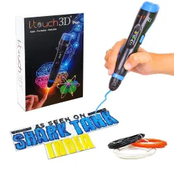 WOL3D I Touch Plus 3D Pen for Kids & Adults | 3D Printing Pen with OLED Display, Speed & Temperature Control | Ergonomic