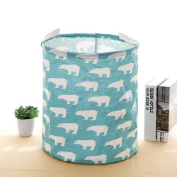 Wolpin Laundry Bag Waterproof Storage Basket 40 Litres