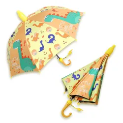 wolpin Umbrella for Men, Women, Kids with Whistle, Girls, Boys Umberallas for Rain Windproof with Cover Large Long & Non