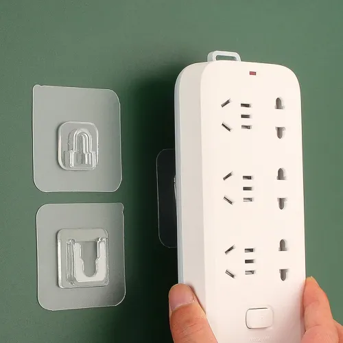 Image of Wolpin Self Adhesive Wall Hooks (10pcs)