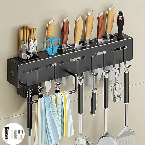 Image of Wolpin Stainless Steel Kitchen Shelf & Rack