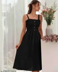 Women A-line Maroon Dress