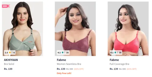 Image of Women Bra Starting @ ₹139
