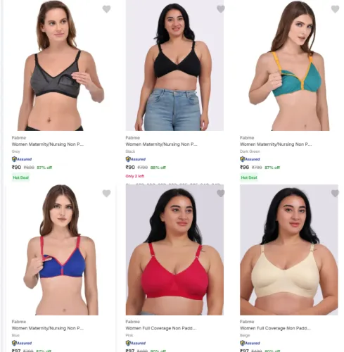 Image of Women Bra Starting @ ₹90