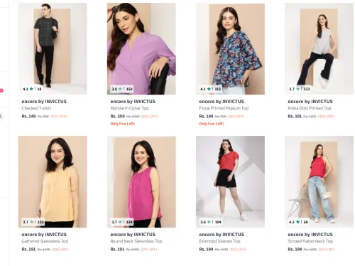 Image of Women Clothes Starting @ ₹189