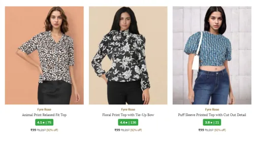 Image of Women Clothes Starting @ ₹99