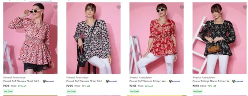 Image of Women Clothing And Accessories Upto 82% Discount