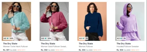 Image of Women Clothing Upto 90%Discount 