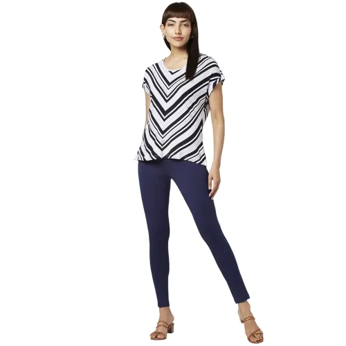 Image of Women Cotton Striped Regular Fit Top