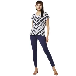 Women Cotton Striped Regular Fit Top