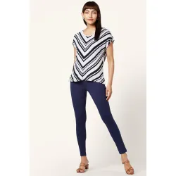 Women Cotton Striped Regular Fit Top