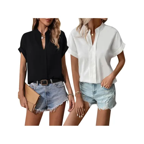 Image of Toochki Tops for Women Crop Short With shirt Pack 2
