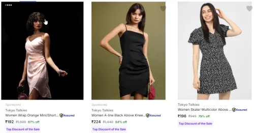 Image of Women Dress Under @ ₹249