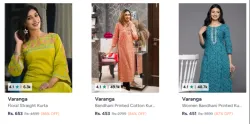 Women Ethnic Wear at minimum 70% Discount