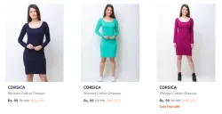 women Fashion Dresses Minimum 90% Discount