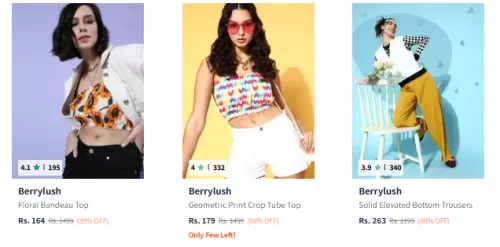 Image of Women Fashion Top Minimum 85% Discount