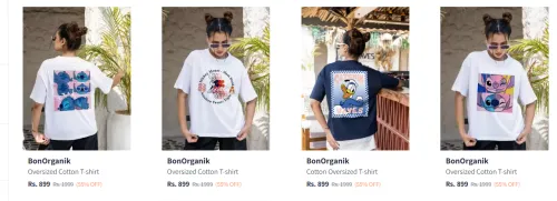 Image of Women Fashion Tshirt Minimum 50% Discount