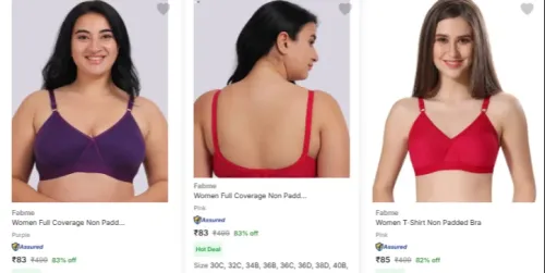 Image of Women Full Coverage Non Padded Bra