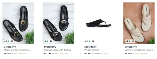 Image of Women Heels at minimum 80% Discount
