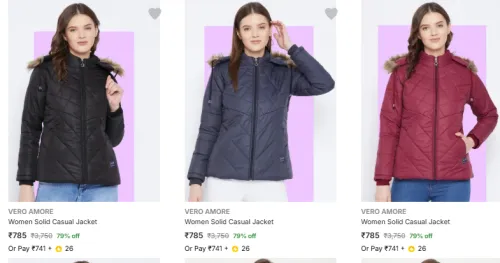 Image of Women Jacket Starting @ ₹778