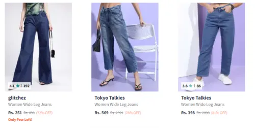 Image of Women Jeans Starting @ ₹251