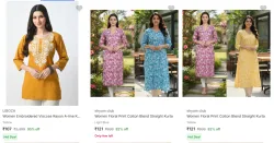 Women Kurta Starting @ ₹121