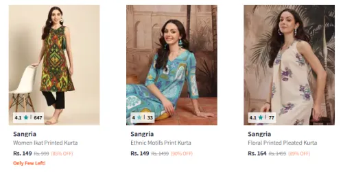 Image of Women Kurta Starting @ ₹142