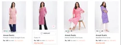 Women Kurta Starting @ ₹149