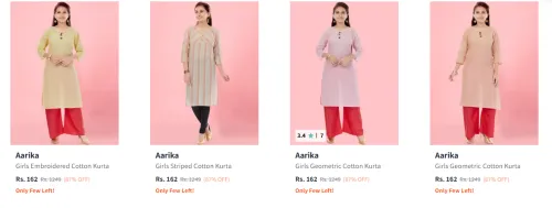 Image of Women Kurta Starting @ ₹162