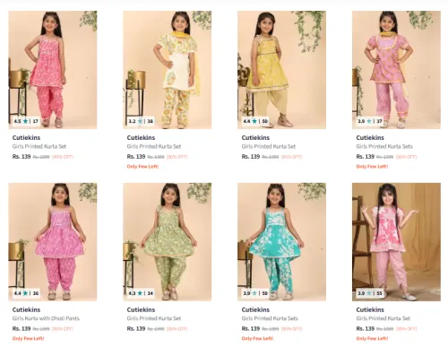 Image of women Kurti Starting @ ₹139