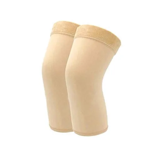Image of Women Men Warm Over Knee Winter Fleece Fur Leg Warmer