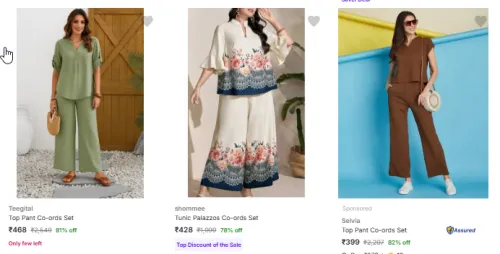 Image of Women Ords-set Minimum 70% Discount