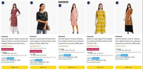 Image of Women Premium Kurties From ₹169