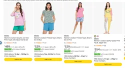 Women Pyjama Set Minimum 80% Discount