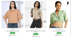 Women relexed fit shirts starting at ₹ 152