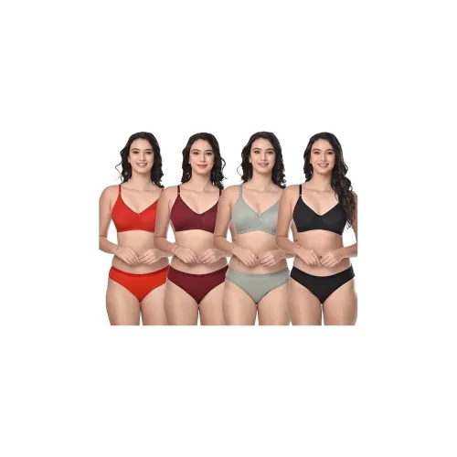 Image of Women's Cotton Lingerie Set Bra