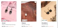 Womens Earrings at Starting ₹50