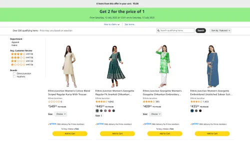 Image of Women's Fashion Offer : Buy 2 For The Price Of 1 