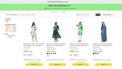 Womens Fashion Offer : Buy 2 For The Price Of 1