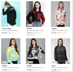 Womens Jacket Starting at ₹227