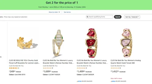 Image of Women's Jewellery Get 2 for the price of 1 starting at ₹199