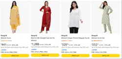 Womens Kurta Upto 83% Discount